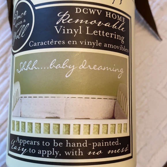 DCWV HOME Wall Decor Nib Vinyl Lettering Removable Decal For Baby